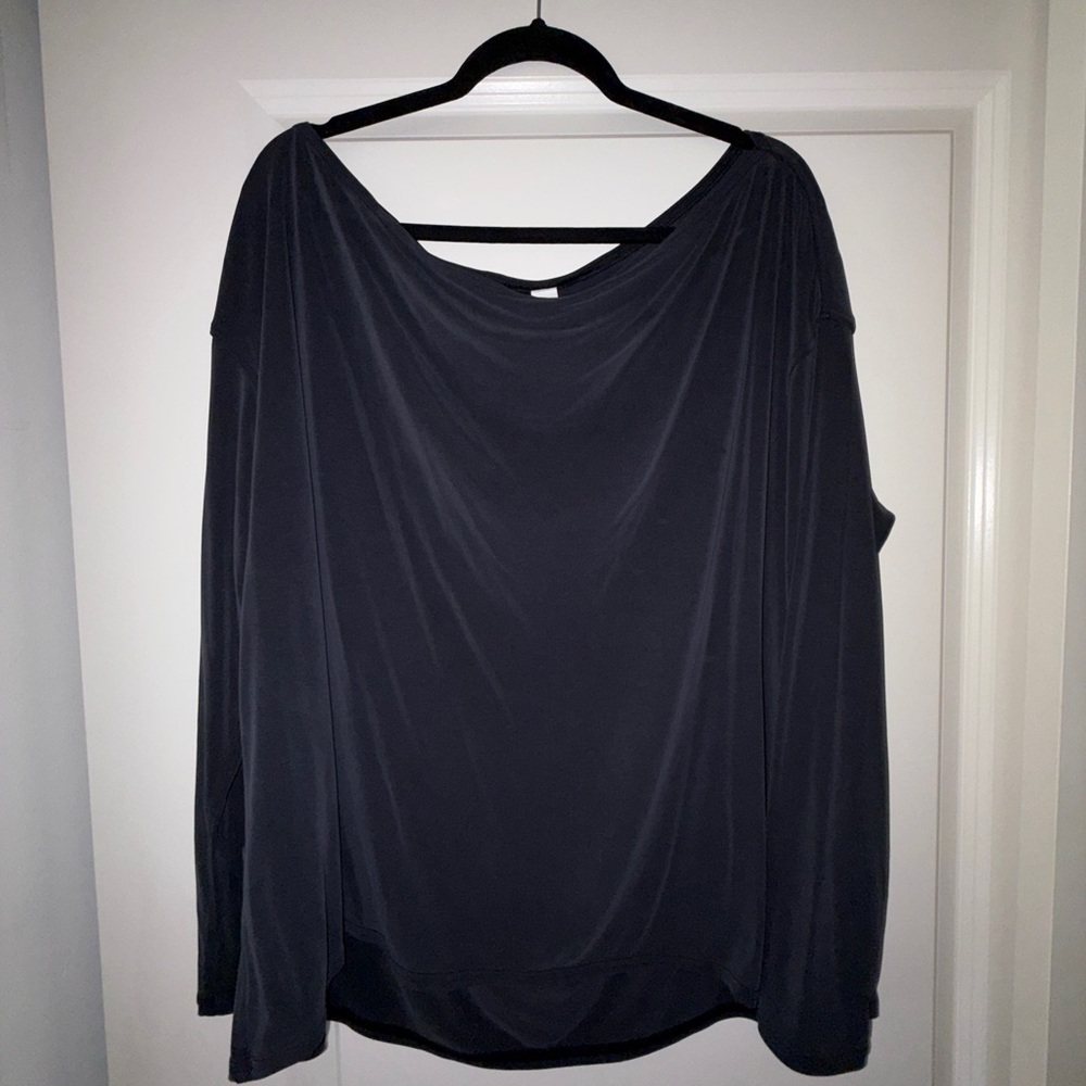 Lululemon Drapey Softstreme Off-the-Shoulder Long Sleeve